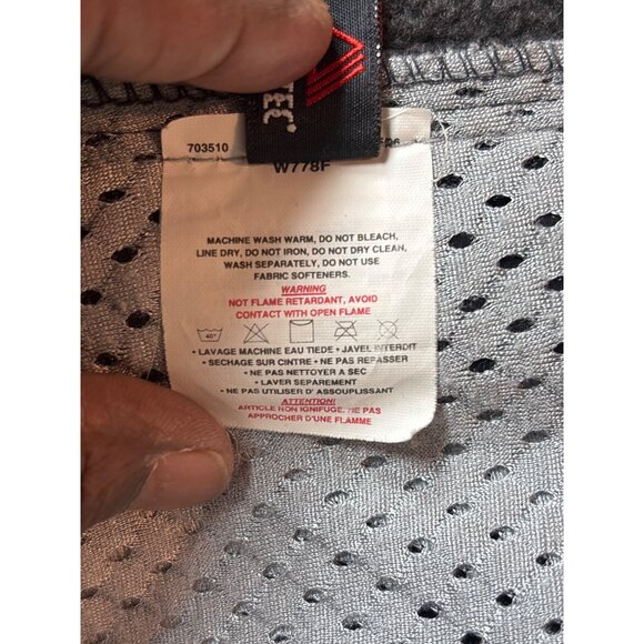 PATAGONIA Synchilla Gray Fleece Zip-Up Vest With Pockets Small - Picture 11 of 11